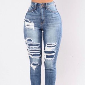 Back to Back Jeans - Medium Blue Jeans